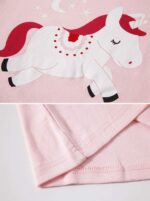 TEDD Girls Christmas Pyjamas Set Toddler Clothes Sleepwear Animal Printed Nightwear Winter Long Sleeve Pjs 2 Piece Outfit Xmas Gift for Kids - Image 3