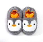 MASOCIO Kids Girls Boys Cute Cartoon Animals Slippers Winter Warm Plush Anti-Slip Children Home Shoes
