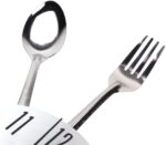 Timelike 3D Removable Modern Creative Cutlery Kitchen Spoon Fork Wall Clock Mirror Wall Decal Wall Sticker Room Home Decoration - Image 5