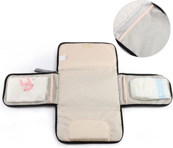 Foldable Diaper Changing Pad - Waterproof Folding Diaper Organizer Bag,Compact Portable Changing Pads for Parks, Shopping Malls, Restaurants, Travel, Camping - Image 8