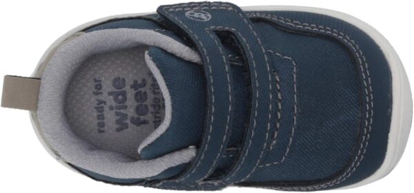 Stride Rite 360 Baby Boys Keaton Anti-Microbial Dual Width Insole Athletic Sneaker, Blue, 1 UK Child - Image 5