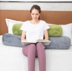 AS AWESLING Body Pillow for Adults, Full Body Pilllow for sleeping, Long Round Cervical Pillow, Bolster Pillow, Side Sleeper Body Pillow with Cover (90 x 20 CM, BLUE) - Image 5