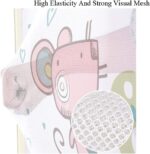 Bed Rails For Toddlers, Vertical Lifting Foldable Bed Guardrail Crib Bed Rails Guard, with Double Lock, Made of Mesh, Airflow is Not Restricted, Storage Design, Fits Most of Beds, - Image 7