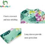 upandfast Baby Girls Swimsuit Baby Swimming Costume UV Baby Girls' Swimwear with Snap Bottom UPF 50+ Sun Protection - Image 4