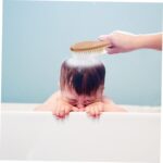 SHOWERORO Children's Baby Wooden Hair Brush Set Toddler Wool Brush Comb for Gentle Scalping and Hair Care - Image 3