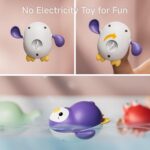 TUMAMA Kids Bath Toy Baby from 1 Year, Children's Shower Bath Toy from 1 2 3 4 5 6 Years with 3 Wind-Up Toys, Water Toy Children's Shower for the Wall, Bathtub Water Toy - Image 5