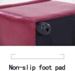 OLOTU Footstool Multifunctional Foot Stool Storage PU Fabric Feels Delicate Footstool Water Resistant Sofa Stool Concealed Storage Storage Box Ergonomic - Image 4