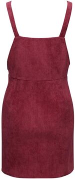 Nidddiv Alternative Women's Pregnant Maternity Care Solid Nursing Skirt Sleeveless Dress Denim Skirt Button Placket - Image 2