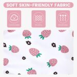 JiAmy 2Pcs Baby Pyjama, Boys Girls Long Sleeve Romper, Slanting Snap Button Snowsuit, Cotton Onesie Jumpsuit for Infant 0-12 Months - Image 3