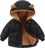 Baby Clothes 18-24 Months Girl Winter Coat 12 18 Months Kids Clothes Boys Ages 2 Fleece Lined Puddle Suit Newborn Baby Grows Boys Baby Valentine'S Outfit Toddler Jacket 2 3years Girl