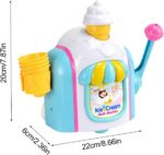 Ice Creams Maker Bubble Machine Bath Bubble Toy Bubble Ice Cream Maker Bath Toy Bathtub Toys Baby Ice Cream Foam Maker Bath Toy For 2-5 Years Old Boys And Girls - Image 6