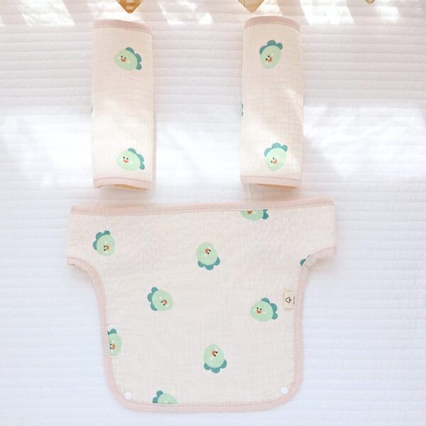 Psdndeww Infant Toddler Saliva Towel Feeding Burp Cloths Baby Bib Waist Stool Carrier Protective Cover Pad - Image 6