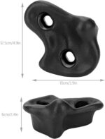 10PCS Plastic Rock Climbing Holds Set, DIY Tree Rock Climbing Holds for Kids & Adults Climber, Kids Indoor and Outdoor Play Set Use, Includes Mounting Screws. - Image 4