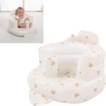 Inflatable Baby Seat, Baby Shower Chair Floor Seater Gifts Infant Back Support Sofa for Home Playing Dining Bathing Traveling - Image 5