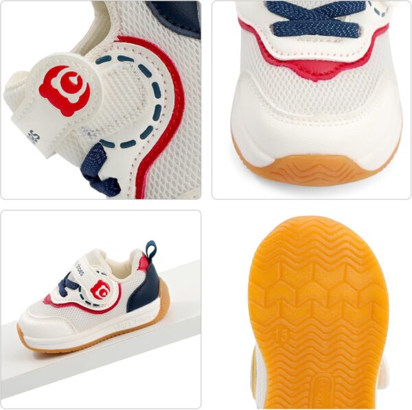 LACOFIA Baby Shoes Boys Girls First Walking Shoes Infant Toddler Trainers Soft Lightweight Anti-Slip Sneakers - Image 3
