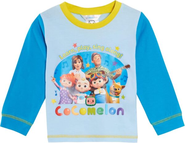 Boys CoCo Melon Pyjamas Kids Character Full Length Pjs Set Nightwear YouTube J.J. + Family - Image 2