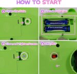 SWTOIPIG Baby Toys Transparent Caterpillar Toy With Light and Music, Electric Mechanical Gear Toy for Boys Girls Toddler Gifts for Old Raupe - Image 5