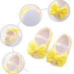 XIATANG Kids Soft Shoes - Toddler & Infant Girls & Boys Shoes (Yellow, 6-9Months) - Image 2