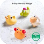 Meribbit Bath Toys for Toddlers 3+ Years, Animal Squirt Water Toys with Sprayer, BPA-Free Baby Bath Time Learning Set, Non-Toxic Bathtub Sensory Toys for Kids - Image 8