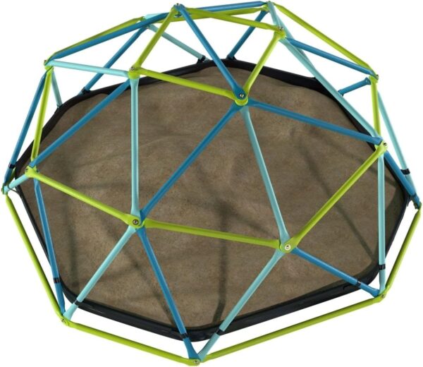 TP Toys 1.9m Metal Climbing Dome & Sandpit - Durable Outdoor Play Equipment for Kids Aged 3+, Versatile Fun with Sand or Ball Pit Base, Sturdy Powder-Coated Steel Frame, Weather-Resistant Design - Image 8