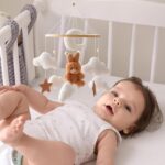 Baby Bed Mobile Wind Chime Rattle Toy, Baby Crib Mobile, Baby Cot Mobile Hanging Decor Rotating Toys, Cartoon Nursery Bassinet Soft Toy for Kids, Girls, Children - Image 3