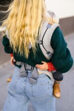 Beco Toddler Carrier with Extra Wide Seat, 100% Cotton Toddler Carrying Backpack Style and Front-Carry, Lightweight & Breathable Child Carrier, Toddler Sling Carrier 20-60 lbs (Ecru) - Image 6