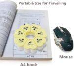 MOLN HYMY Cute Weekly Pill Box 7 Day, Round Floral Pill Case Organizer 1 time a Day, Pill Container Once Daily, Large Medcine Dispenser for Vitamin/Fish Oil/Medication/Supplements (Yellow) - Image 5