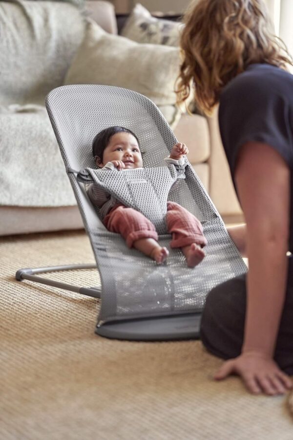 BabyBjörn Bouncer Bliss, Mesh, Grey - Image 6