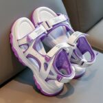 Kids Summer Sandals Casual Open Toe Flat Bottom Sandals Fashion Soft Sole Outdoor Beach Sandals Athletic Sandals Toddler Girl Sandals Size 9 - Image 2