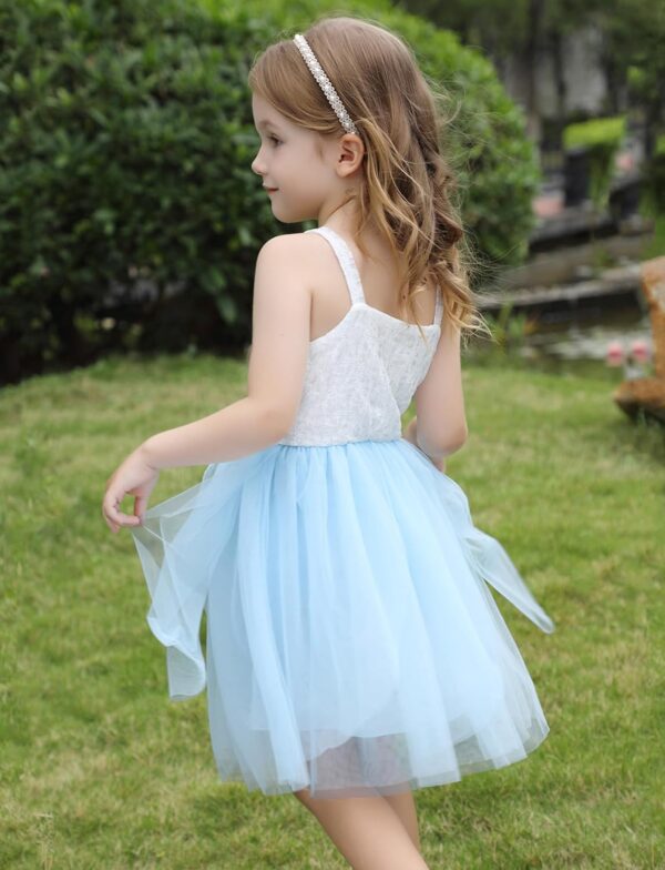 Baby Girls Toddler Tutu Dress Sleeveless Princess Casual Cute Dresses Tulle Sundress for 1-4Y - Image 4