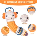 MLRYH Elephant Accordion Baby Toys, Early Development Educational Infant Music Toy Accordion Musical Instrument,Cartoon Cute Hand Grip Baby Toy for Toddlers 1 2 3+ Years Old Boys Girls Baby Gifts - Image 2
