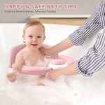 Baby Bath Seat, Infant/Toddler Sit Up Bathtub Seat for Baby 6-12-24 Months, Baby Bath Essentials Chair, Great Baby Shower Gifts for Newborn and New Mothers - Image 2