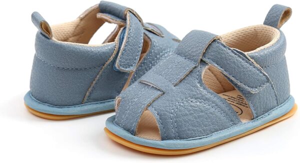 RVROVIC Baby Boys Girls Sandals Soft Sole Summer Infant Crib Shoes Lightwight Toddler Prewalker Outdoor Walking Shoes - Image 5