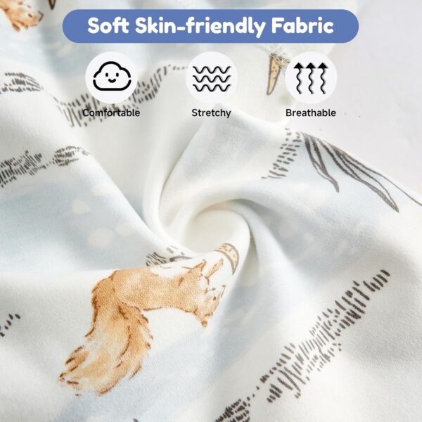 JiAmy Baby Outifts, Girls Pajamas Boys Sleepwears 2pcs Long Sleeves Pjs Tops & Pants Sets, Boys Nightwear Clothes for Toddler 3-18 Months - Image 3