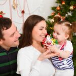 SICOHOME 2023 Baby's First Christmas Frame Ornament 4" Personalized Baby 1st Christmas Photo Frame Ornament Santa Gift My First Christmas Picture Frame Ornament for New Parents Mom Dad Presents - Image 3