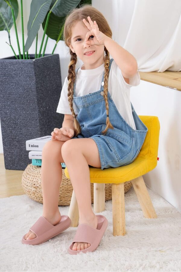 WYSFLY Kids Sliders Boys Girls House Slippers Non-slip Summer Beach Pool Slide Sandals - Image 6