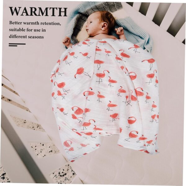 Vaguelly 3sets Blanket Newborn Blanket Bath Rugs Blanket Bath Towel Girl Blanket Double Layer Blanket Boy Blankets Boys Blanket Fluffy Blanket Burp Cloths 2pcs*3 - Image 3