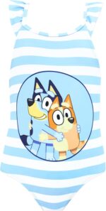 Bluey Girls Swimming Costume | Bingo Girls Swimsuit | Ages 18 Months to 8 Years | Kids Swimwear