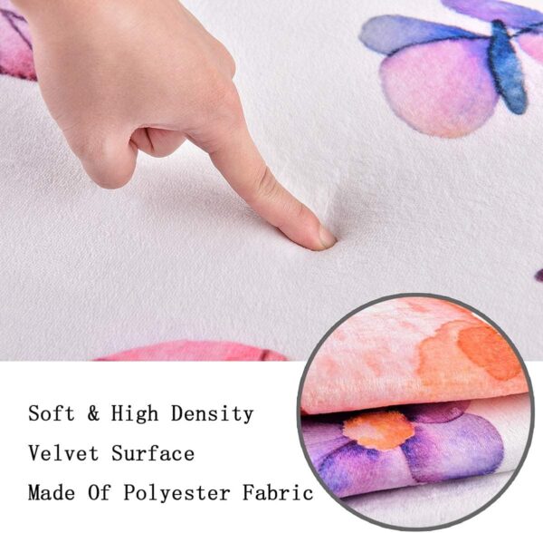 Football Rugs Boys Bedroom Living Room Rug Large 3D Graffiti Football Pattern Rug Blue Green Football Carpet Kids Teens Gaming Mat Washable Nursery Rug Runner Doormat (Navy blue,100x150cm) - Image 3