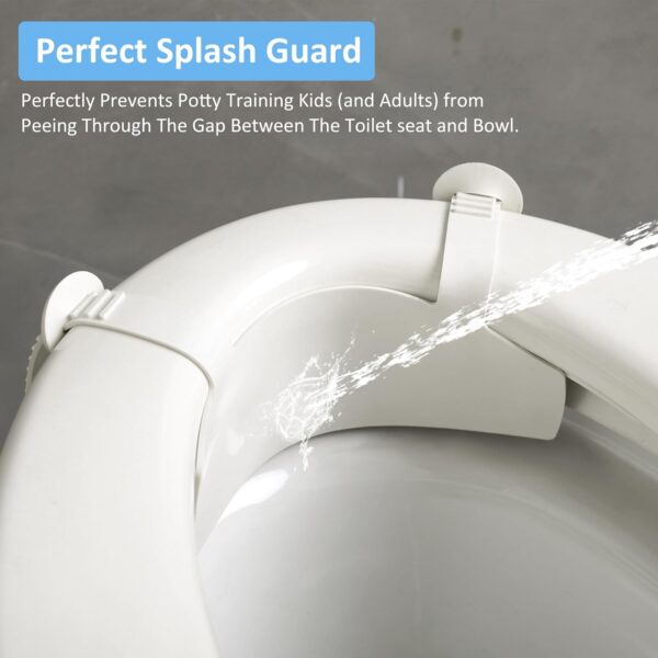 Universal Pee Deflector for Toilet Seat with Toilet lid Lifter, Toilet Splash Guard Prevents Kids and Adult from Peeing Splash Size 11.5 * 8.3” (1PC) - Image 4