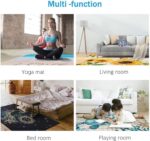 Football Rugs Boys Bedroom Living Room Rug Large 3D Graffiti Football Pattern Rug Blue Green Football Carpet Kids Teens Gaming Mat Washable Nursery Rug Runner Doormat (Navy blue,100x150cm) - Image 6