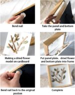 marysgift Shadow Box Frame 15x20 cm Deep Picture Frames 3 cm Inner Depth Wooden Shadow Box for Baby Wedding Favours Photos Flowers Tickets (Wooden,8") - Image 2