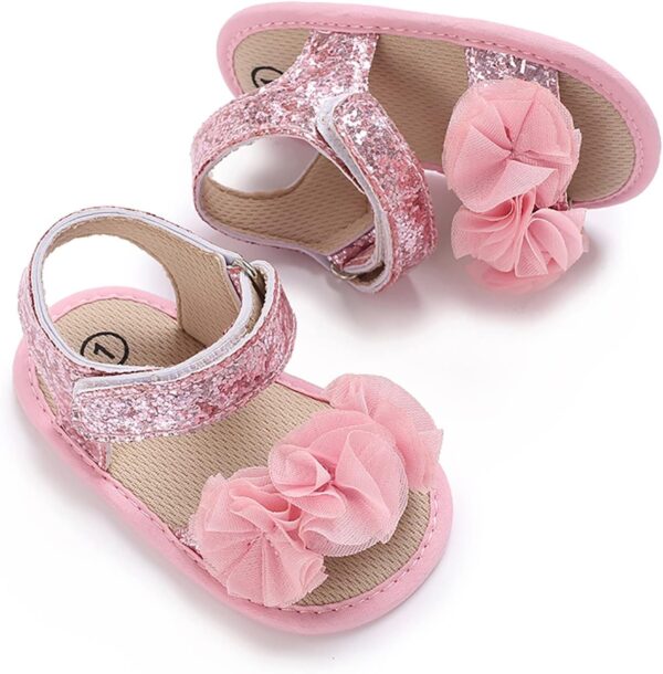 Toddler Soft Shoes Baby Girls Boys Sandals Infant Outdoor Casual Slipper Toddler First Walking Princess Shoes for 0 to 18 Months - Image 5