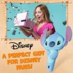 Disney Stitch Detangle Hair Brush for Women Teenagers Girls Minnie Mouse Baby Yoda Paddle Brush Stitch Gifts (Blue Stitch 3D) - Image 3