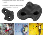 10PCS Plastic Rock Climbing Holds Set, DIY Tree Rock Climbing Holds for Kids & Adults Climber, Kids Indoor and Outdoor Play Set Use, Includes Mounting Screws. - Image 6