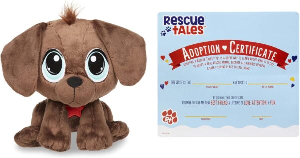 Rescue Tales Scrub 'n Groom Bathtub Playset with Chocolate Lab Plush Pet Toy - Image 5