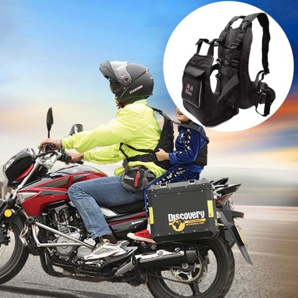 Kids Safety Harness - Leash Backpack, Toddler Belt Accessories | Secure Harness Safe Motorcycle Rides, Protective Strap, Kid Safety Belt, Child Safety Support Vest for Indoor Outdoor Picnic Travel - Image 4