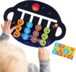 Color Matching Slide Puzzle,Kids' Indoor Climbers & Play Structures Bunny Design | Sorting & Stacking Games, Educational Wooden Models, Assembly & Disentanglement Puzzles