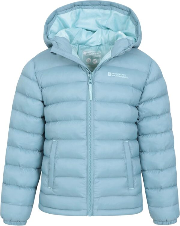 Mountain Warehouse Seasons Padded Kids Puffer Jacket - Water Resistant & Lightweight Insulated Rain Coat, Boys & Girls - Great for Spring Summer, School or Travelling - Image 5