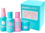 HAIR BURST Travel Gift Set - Mini Shampoo & Conditioner Set, Nourishing Mask and Volumising Elixir for Longer, Stronger and Healthier Hair Perfect for Travelling and Gifting
